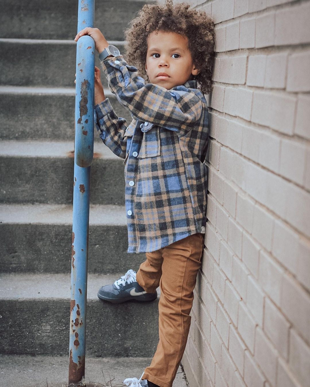 Flannel - Blue/Brown