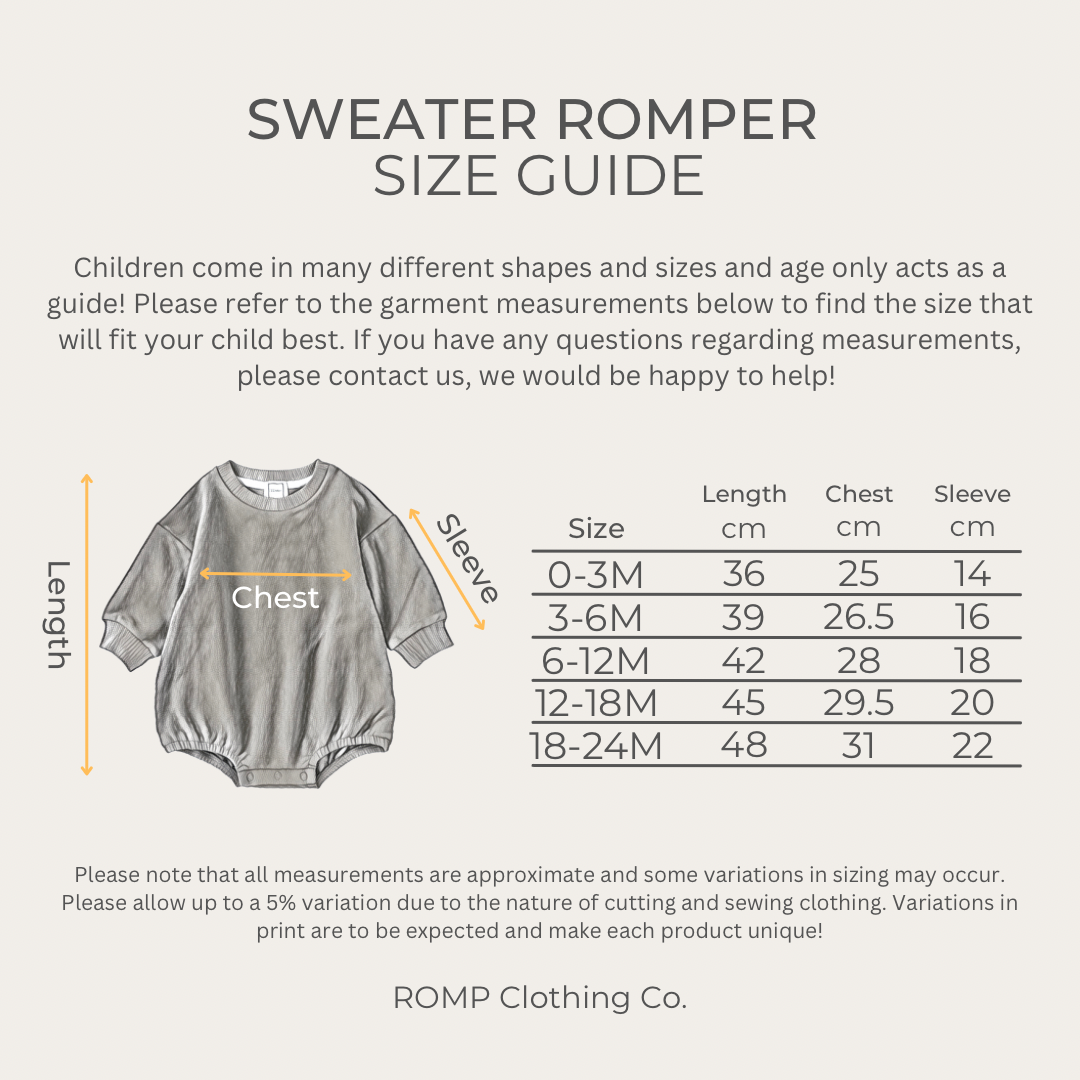 Sweater Romper - Cocoa